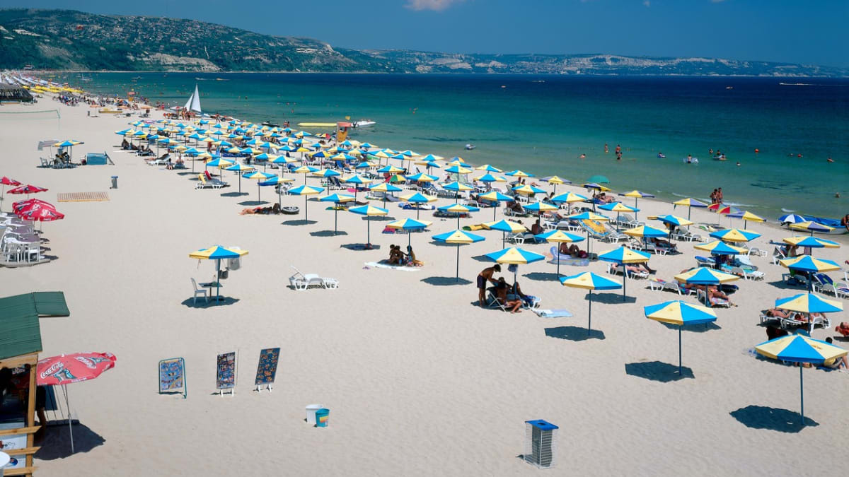 Bulharská pláž Albena