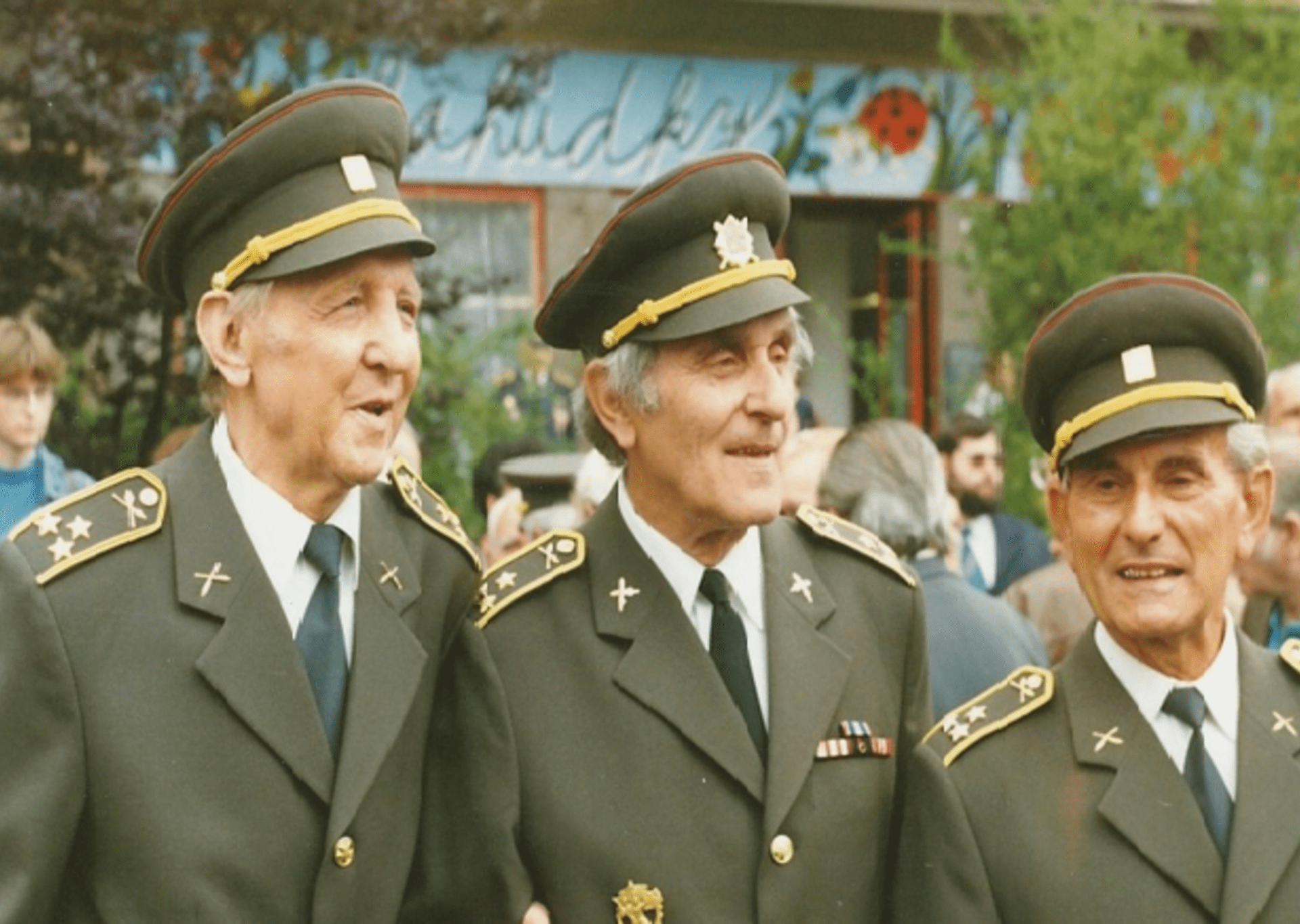 Plukovníci Josef Čech, Jan Bret a Luboš Hruška
