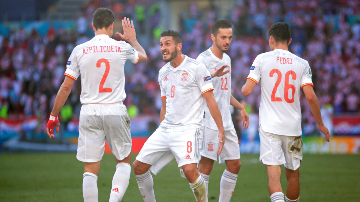 Španělé slaví postup do čtvrfinále. S Chorvatskem si poradili výsledkem 5:3 po prodloužení.