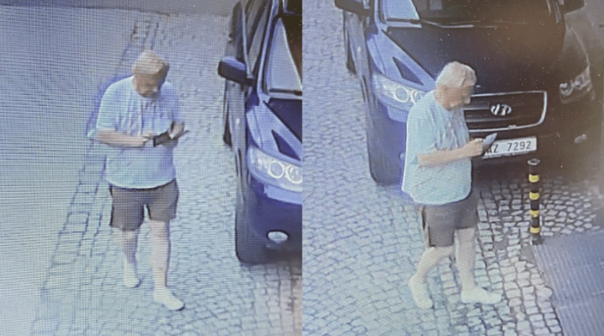 Nebezpečného Jiřího Dvořáka zachytily už dříve bezpečnostní kamery.