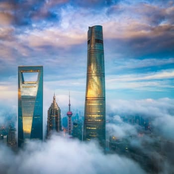 Šanghajská věž, nejvyšší budova Číny.