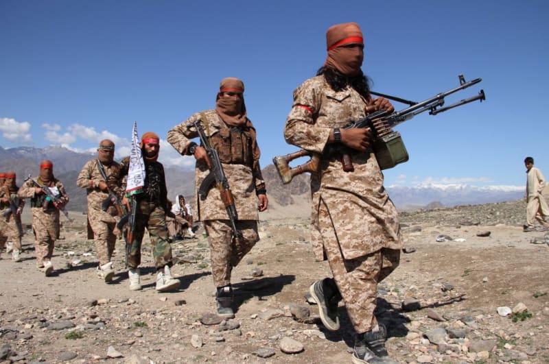 Bojovníci Tálibánu v provincii Laghmán