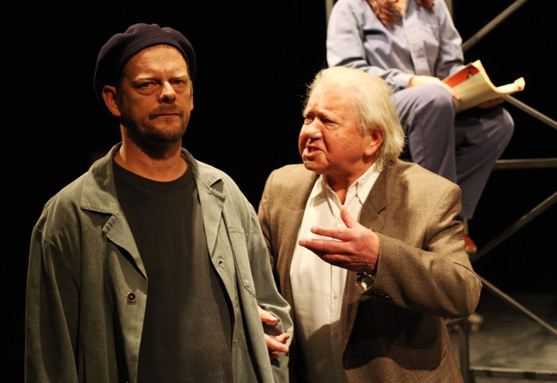 Zdeněk Mucha (vpravo) působil především v divadle.