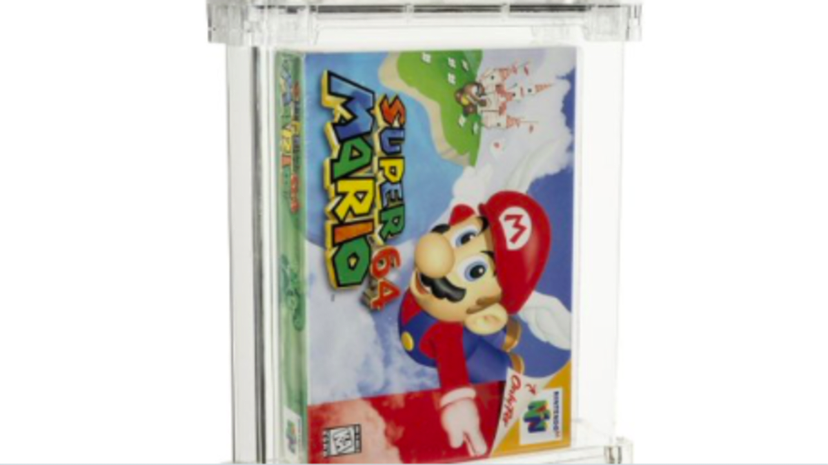 Rekordní aukce. Nerozbalená videohra Super Mario se vydražila za desítky milionů.