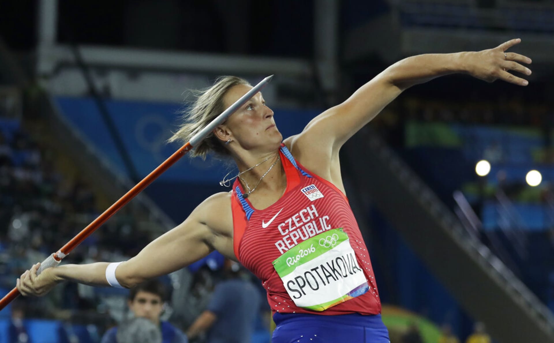 Špotáková na olympiádě v Rio de Janeiru v roce 2016