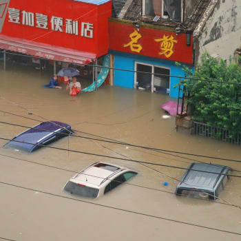 Záplavy v Číně.