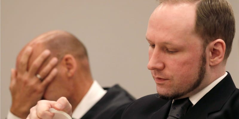 Pravicový extremista a masový vrah Anders Breivik 
