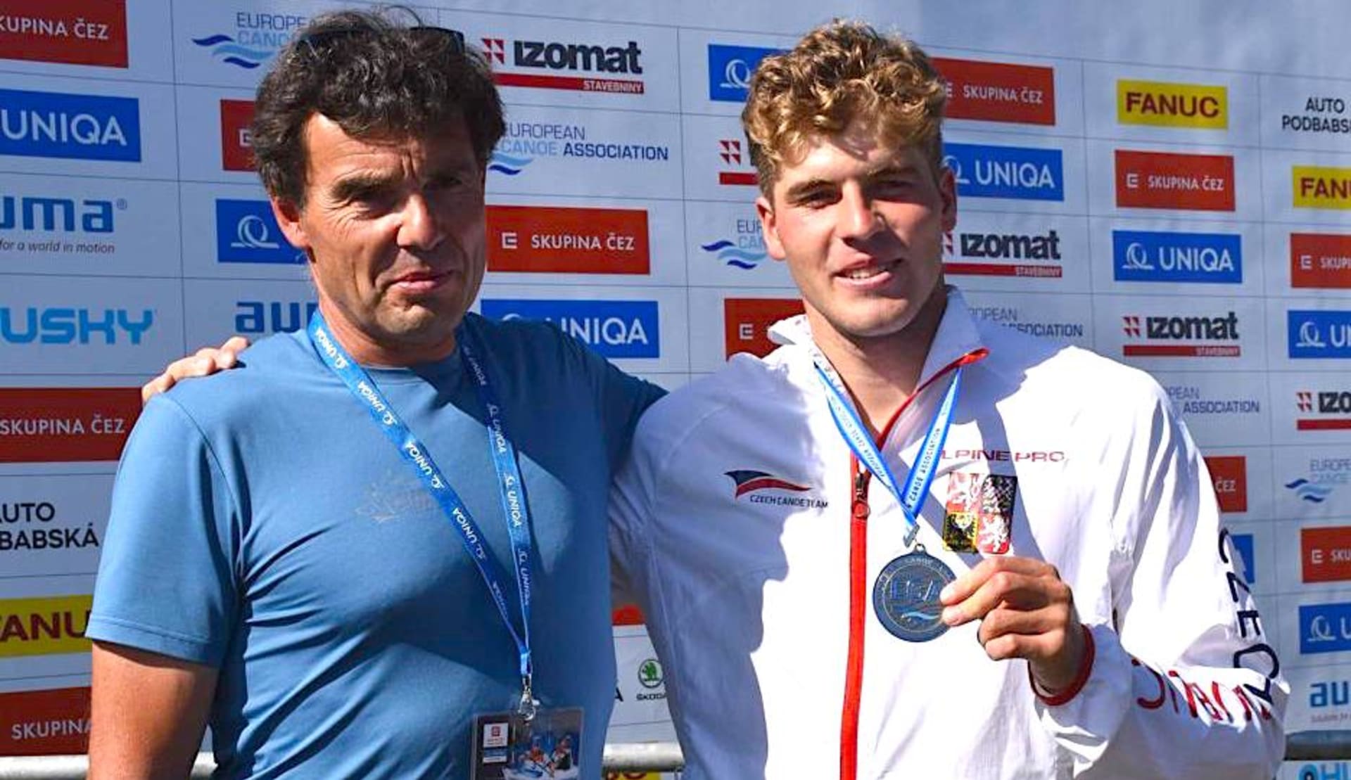 Táta a syn. Jiří a Lukáš Rohanovi, dva stříbrní medailisté z olympijských her 