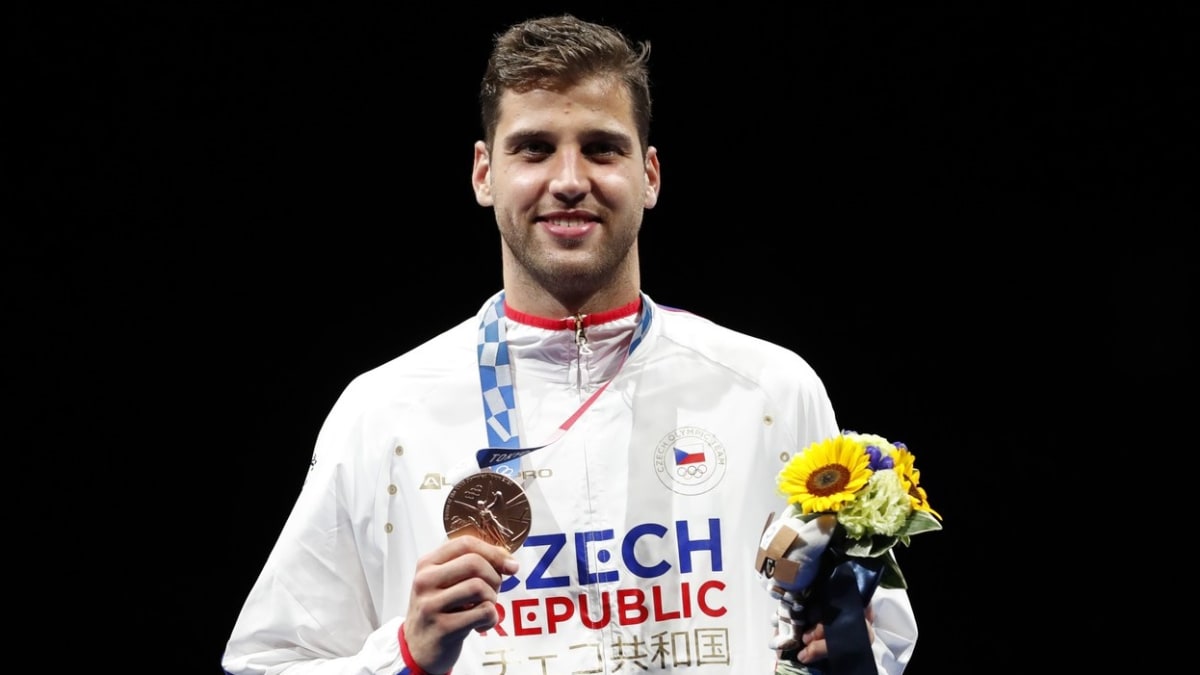 Alexander Choupenitch se svojí bronzovou medailí