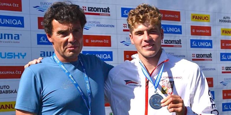 Táta a syn. Jiří a Lukáš Rohanovi, dva stříbrní medailisté z olympijských her 