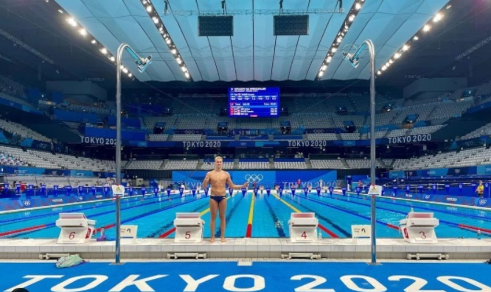 Jan Čejka na olympiádě v Tokiu (autor: Jan Čejka)