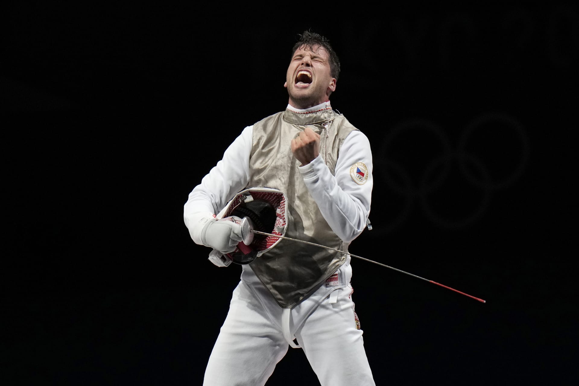 Alexander Choupenitch po zisku bronzu na olympiádě v Tokiu. 