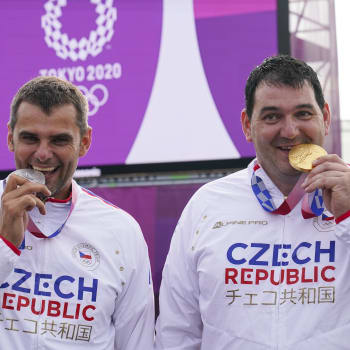 Dva rodáci z Brna vystoupali na olympijských hrách na dvě nejvyšší pozice. David Kostelecký (vlevo) a Jiří Lipták.
