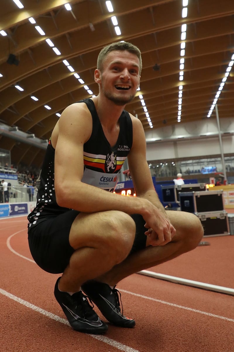 Český atlet Michal Desenský