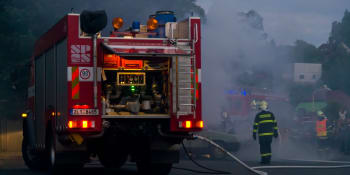 Akvapark v Jihlavě zachvátil požár. Hořelo v sauně, hasiči evakuovali desítky lidí