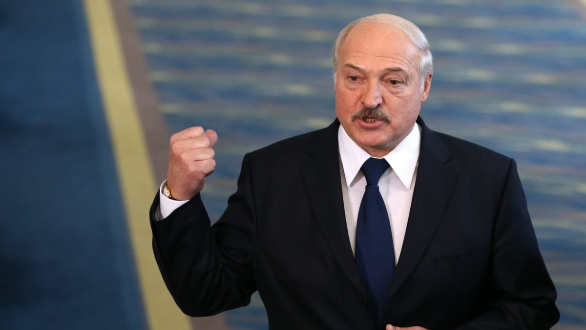 Běloruský vládce Alexandr Lukašenko