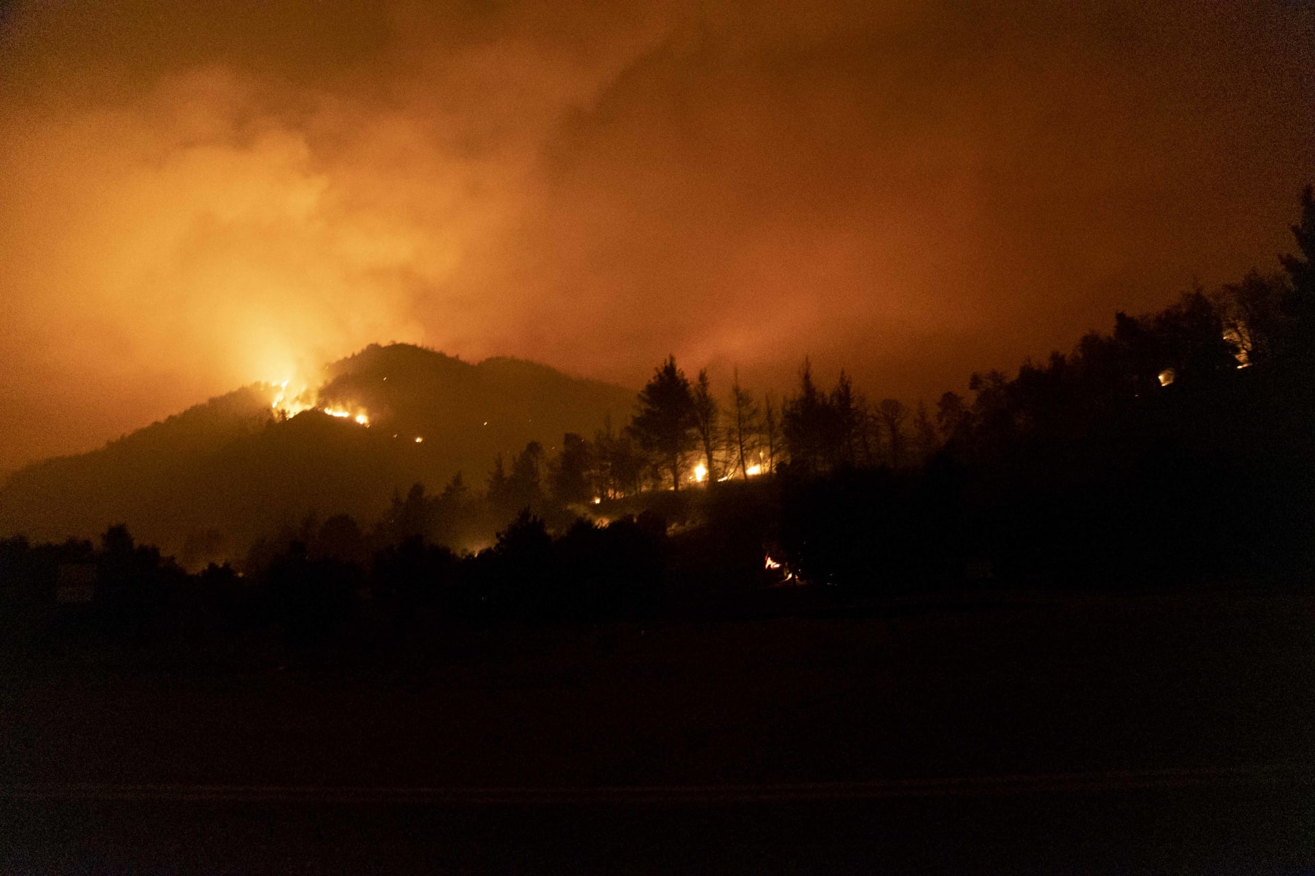 Řecko trápí lesní požáry každý rok, ty letošní jsou ale nečekaně velké. 