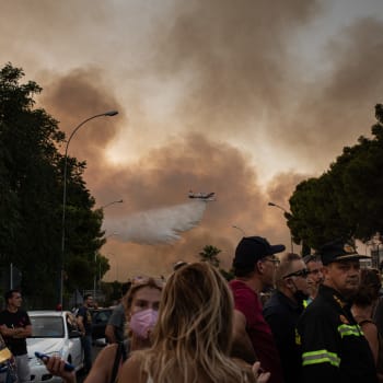 Požáry v Řecku