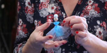 Vyrobte si s námi roztomilou panenku z drátu a organzy