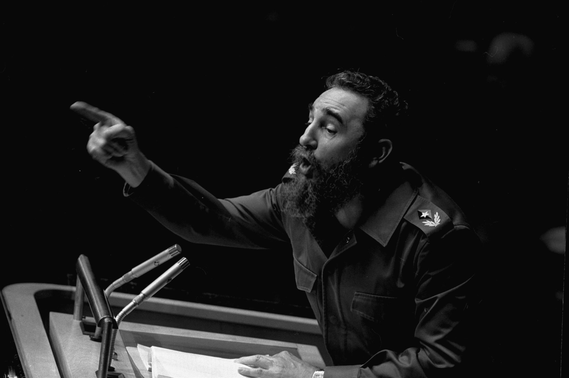 Fidel Castro byl skvělým řečníkem.