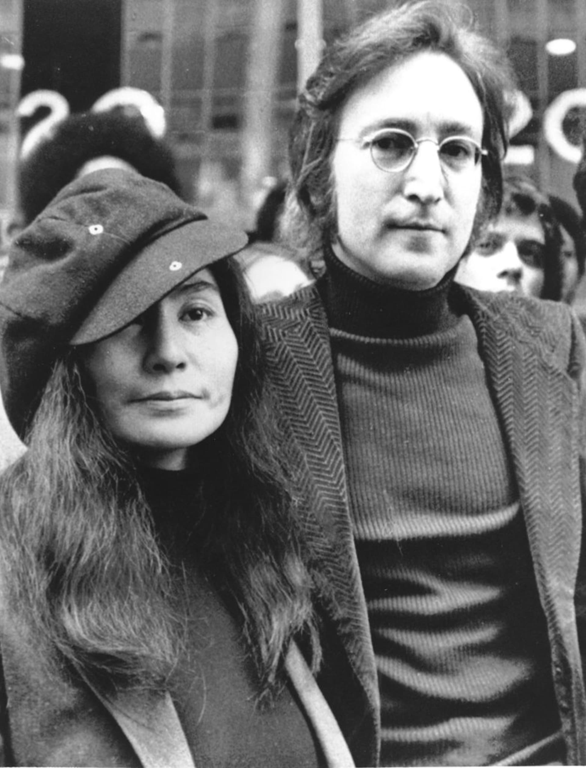 Yoko Ono a John Lennon v roce 1972 v New Yorku