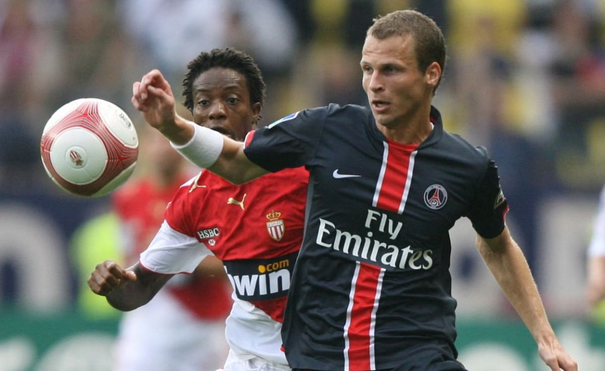 David Rozehnal ještě v časech, kdy hrával za Paris Saint-Germain.
