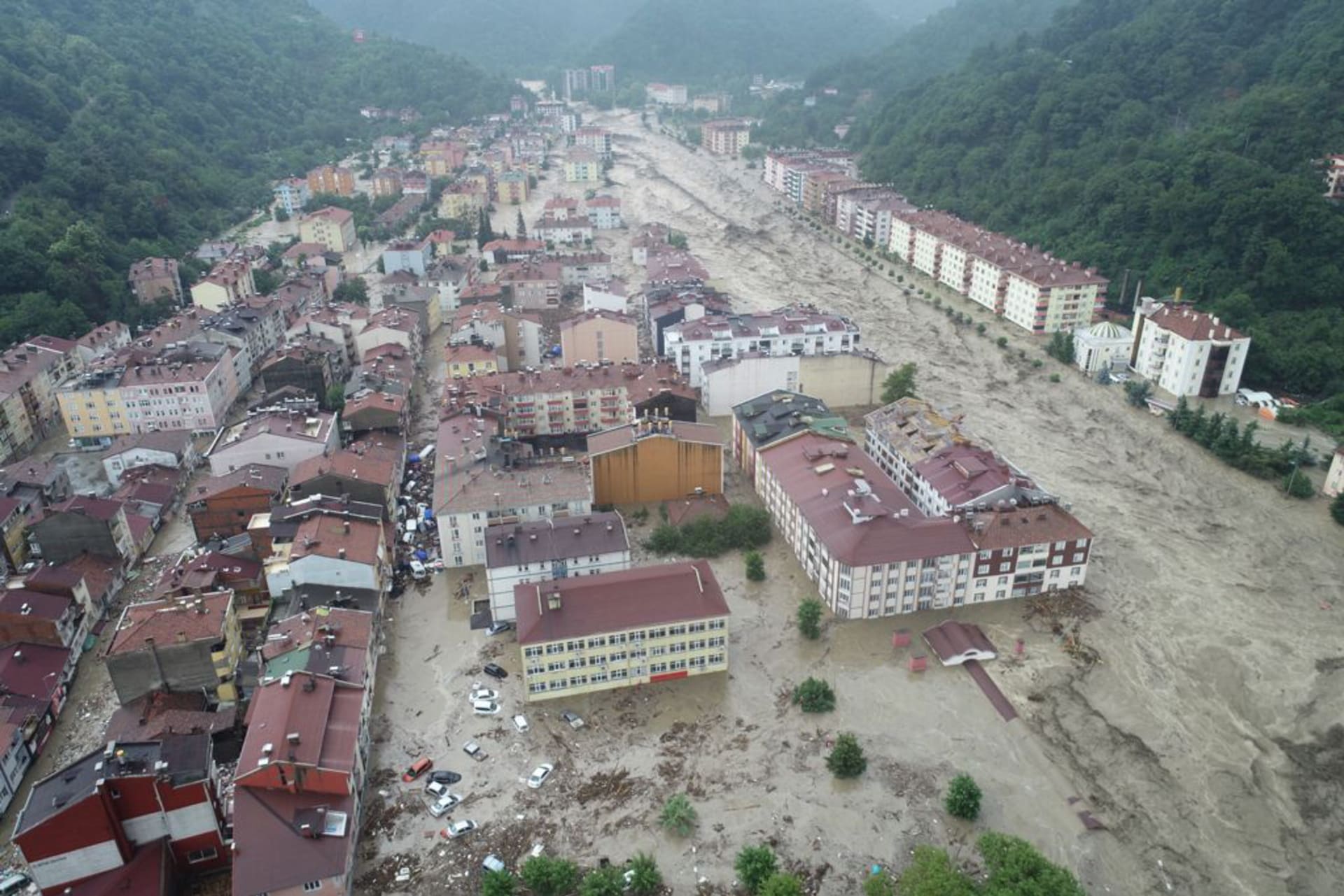 Turecko postihly záplavy.