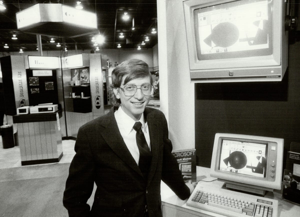 Spoluzakladatel Microsoftu Bill Gates chtěl vidět počítače ve všech domácnostech.