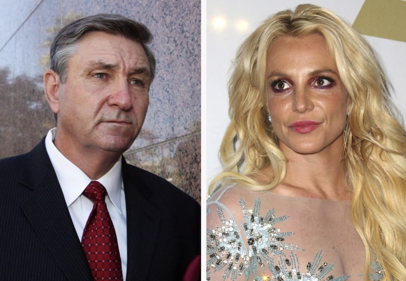 Britney Spears a její otec Jamie.