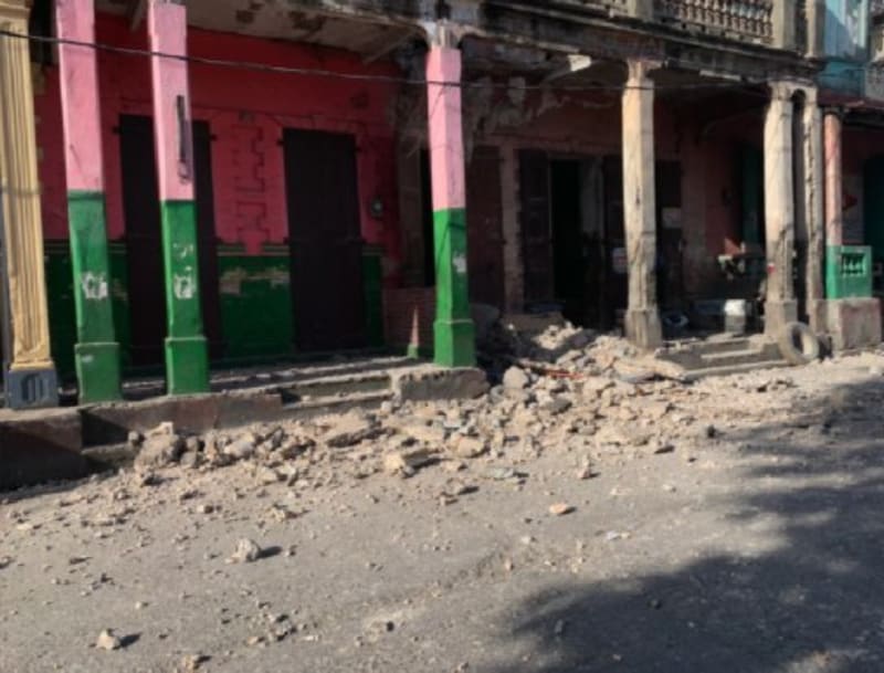 Zkáza po zemětřesení na Haiti (autor: JCOM Haiti)