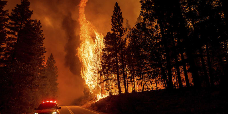 Kalifornii sužují lesní požáry.