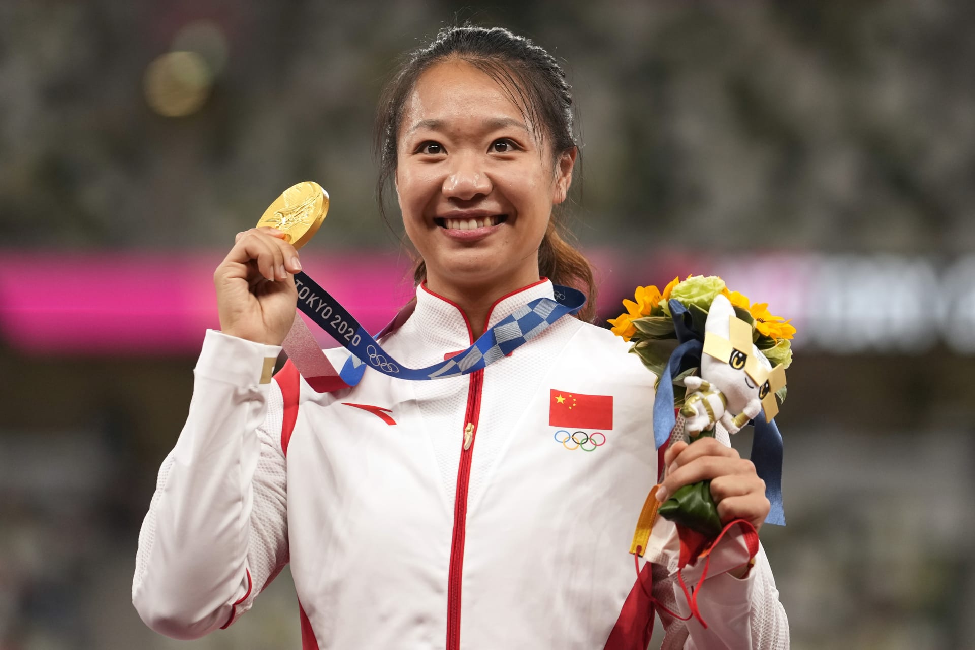 Jednou z čínských olympijských vítězek se stala oštěpařka Shiying Liu.  