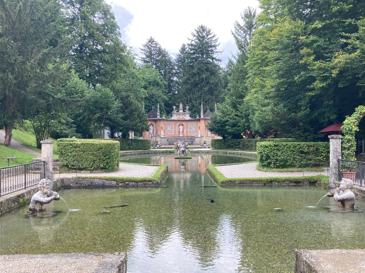 Vodní hrátky na zámku Hellbrunn