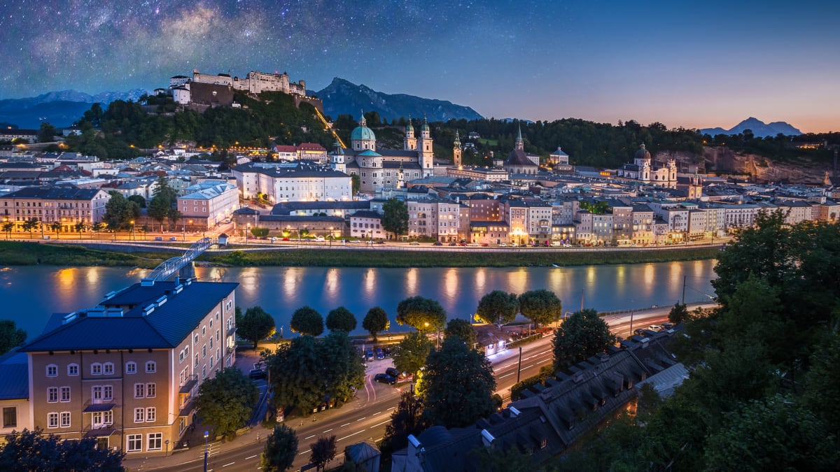 Salzburg nabízí jedinečnou atmosféru i spektakulární výhledy