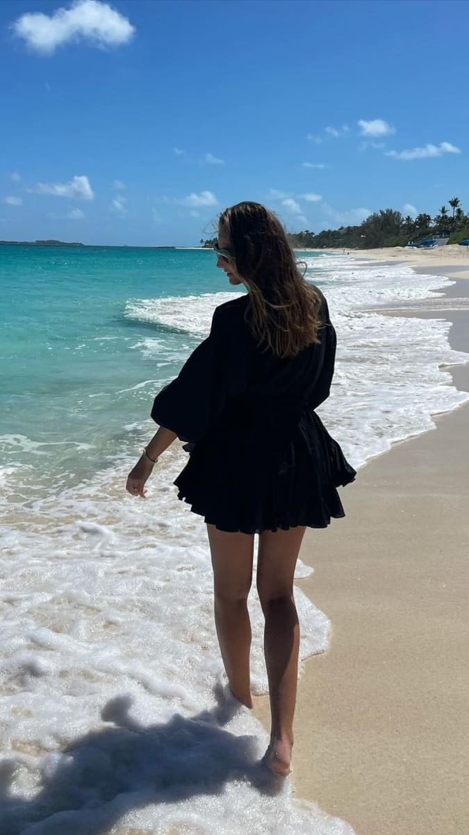 Karolína Plíšková na dovolené (zdroj: Instagram Karolíny Plíškové)