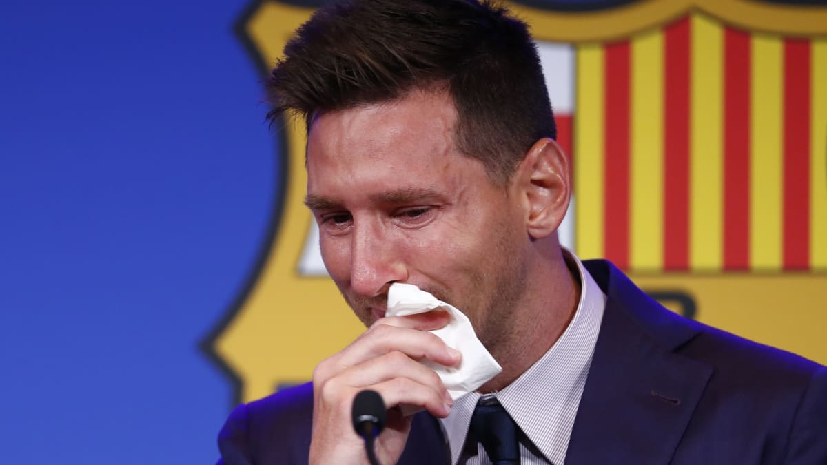 Lionel Messi nesl odchod z Barcelony velmi těžce.