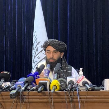 Mluvčí Tálibánu Zabíhulláh Mudžáhid