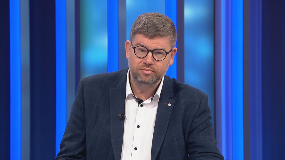 Europoslanec za TOP 09 Jiří Pospíšil ve Zprávách Plus.