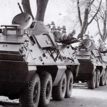Polská armáda opouští v říjnu 1968 Československo. 
