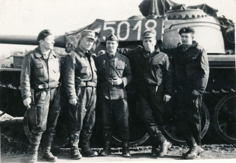 Polští tankisté v srpnu 1968 v Československu 