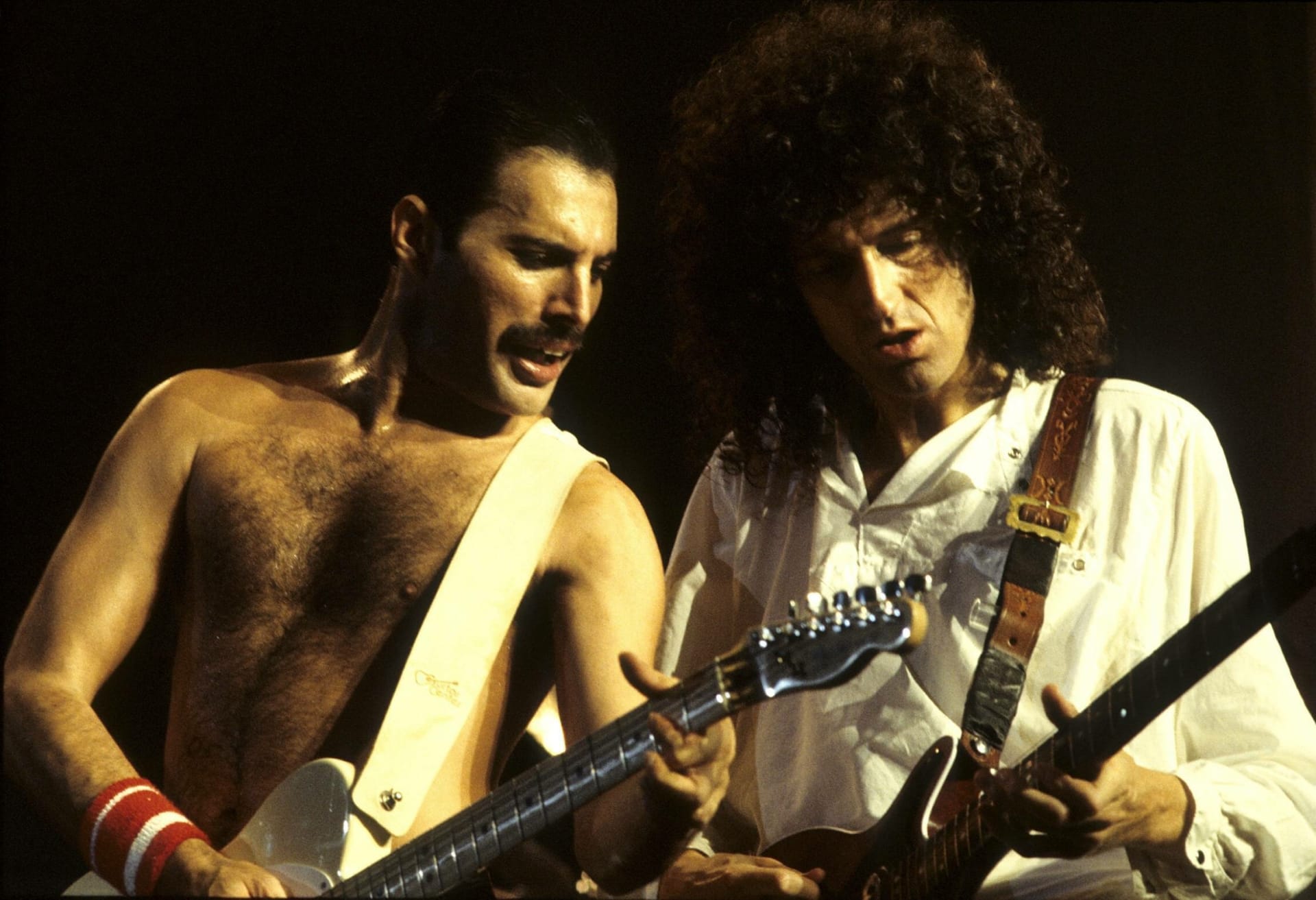 Freddie Mercury a Brian May.
