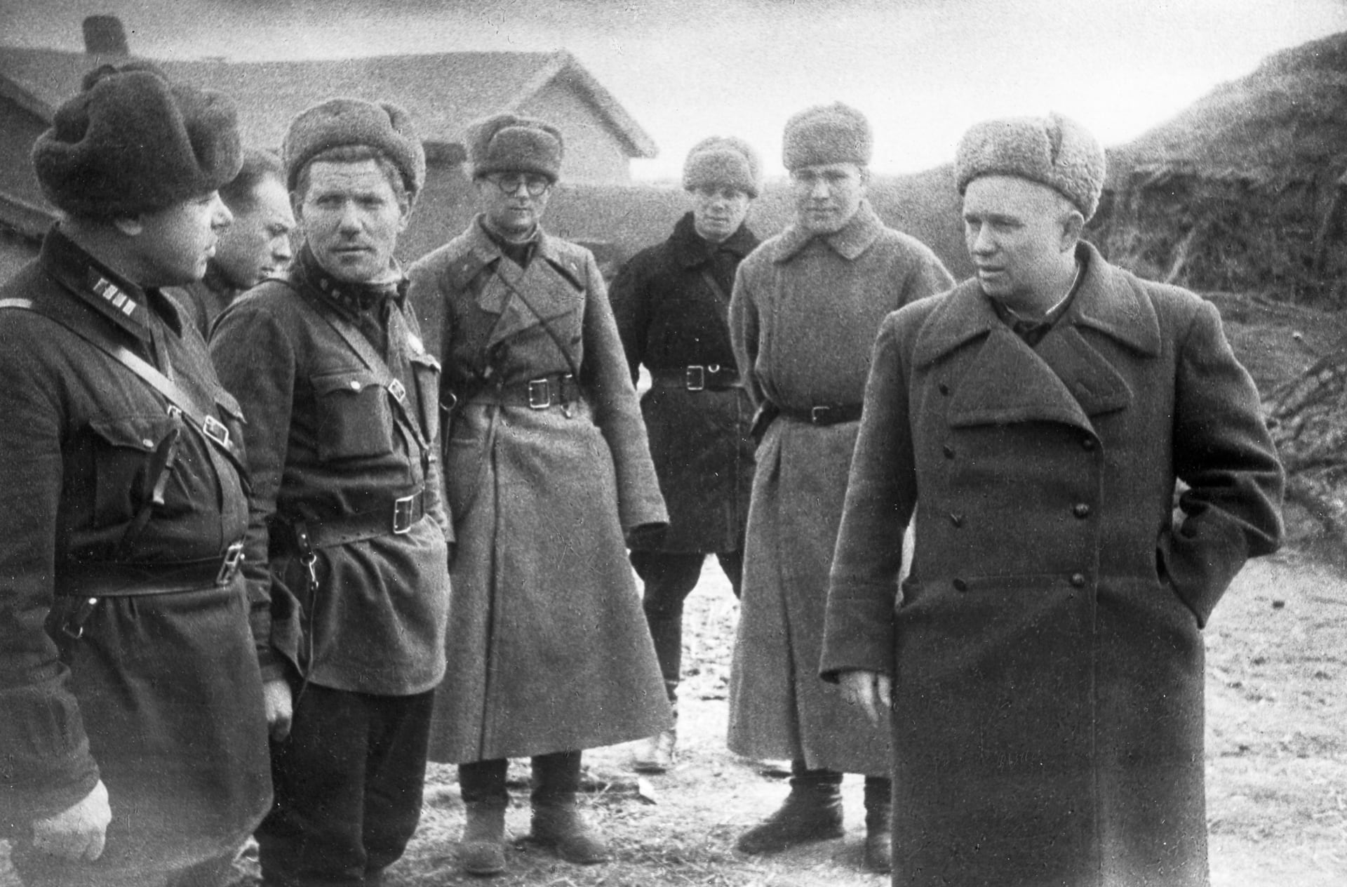 Nikita Chruščov byl přítomen v těžkých bojích při obraně Stalingradu