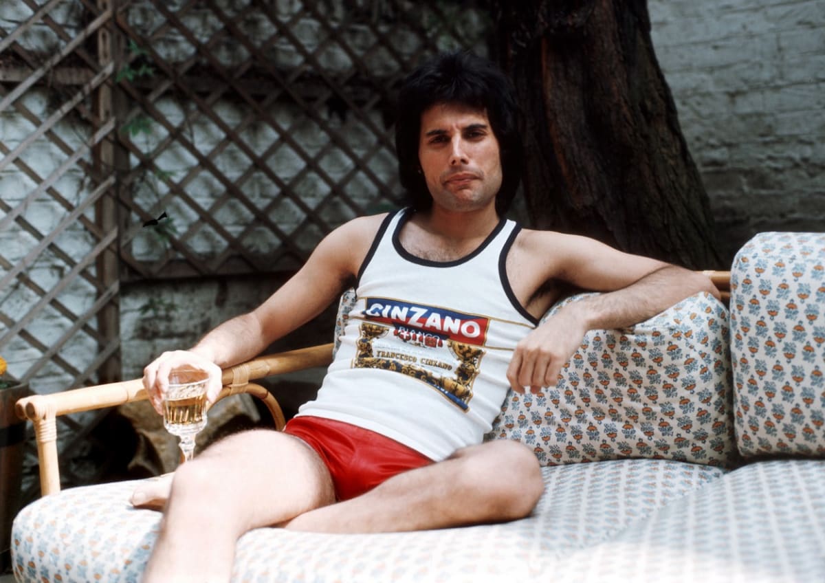 Hvězda skupiny Queen Freddie Mercury