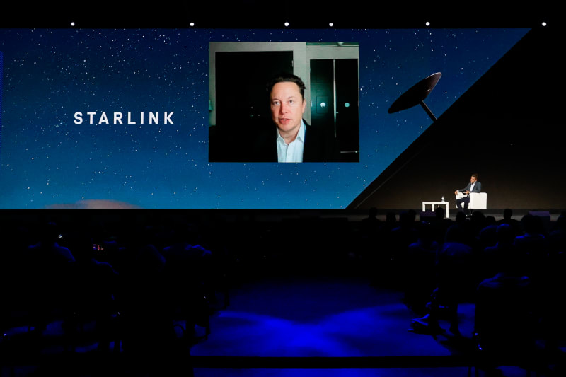 Satelitní internet Starlink vizionáře Elona Muska.