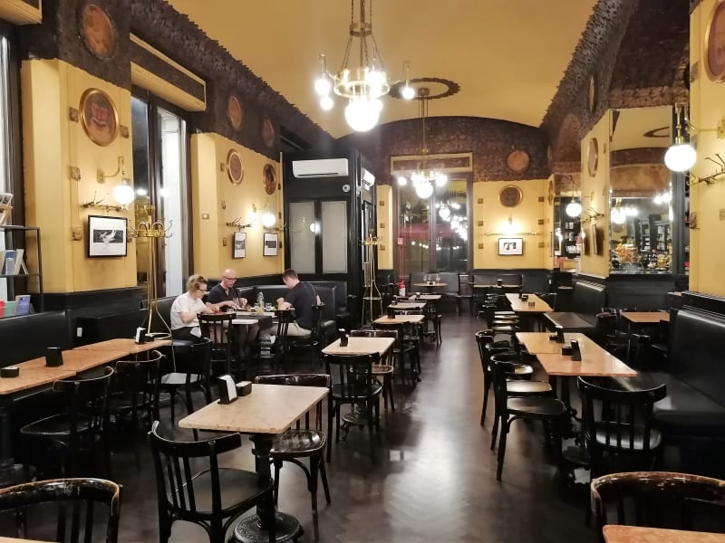 Rakousko-uherská kavárna San Marco v Terstu