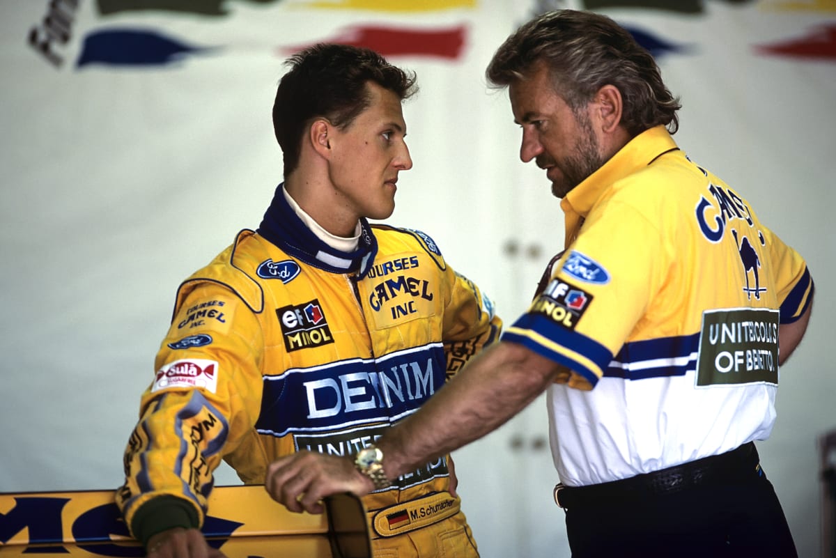 Michael Schumacher a Willi Weber