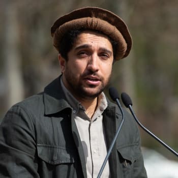 Vůdce afghánského odporu Ahmad Masúd