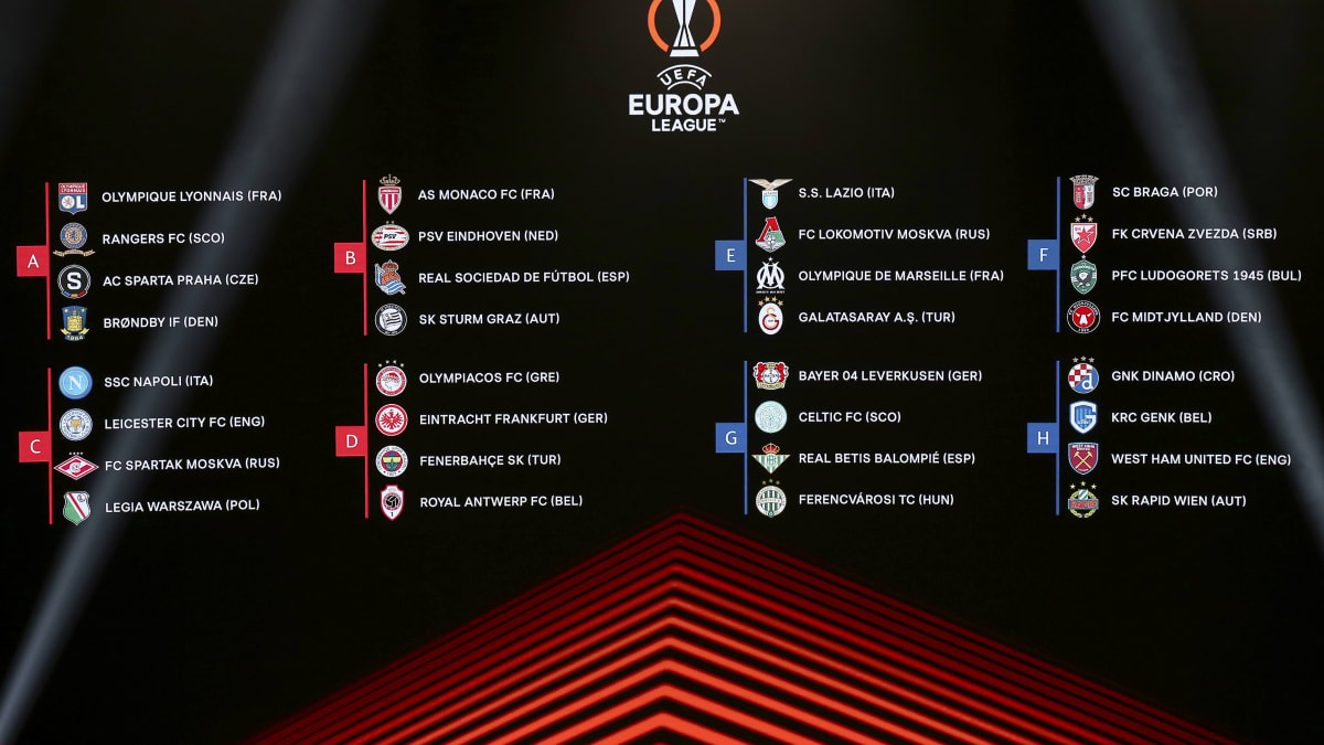 Rozlosování Evropské ligy UEFA.