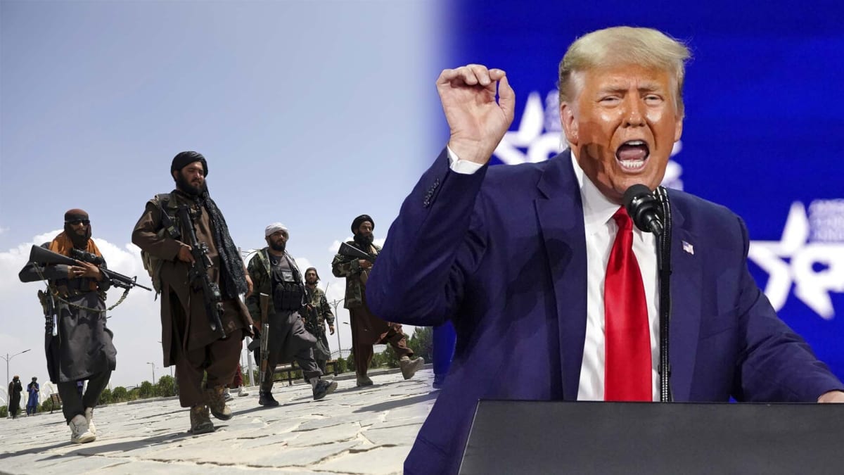 Bývalý americký prezident Donald Trump burcuje proti Tálibánu. Navrhuje požadovat vrácení americké výzbroje. Pokud by tak Tálibán neučinil, měli by se podle něj Američané do země vrátit s vojenskou silou, či Tálibánce rovnou vybombardovat.