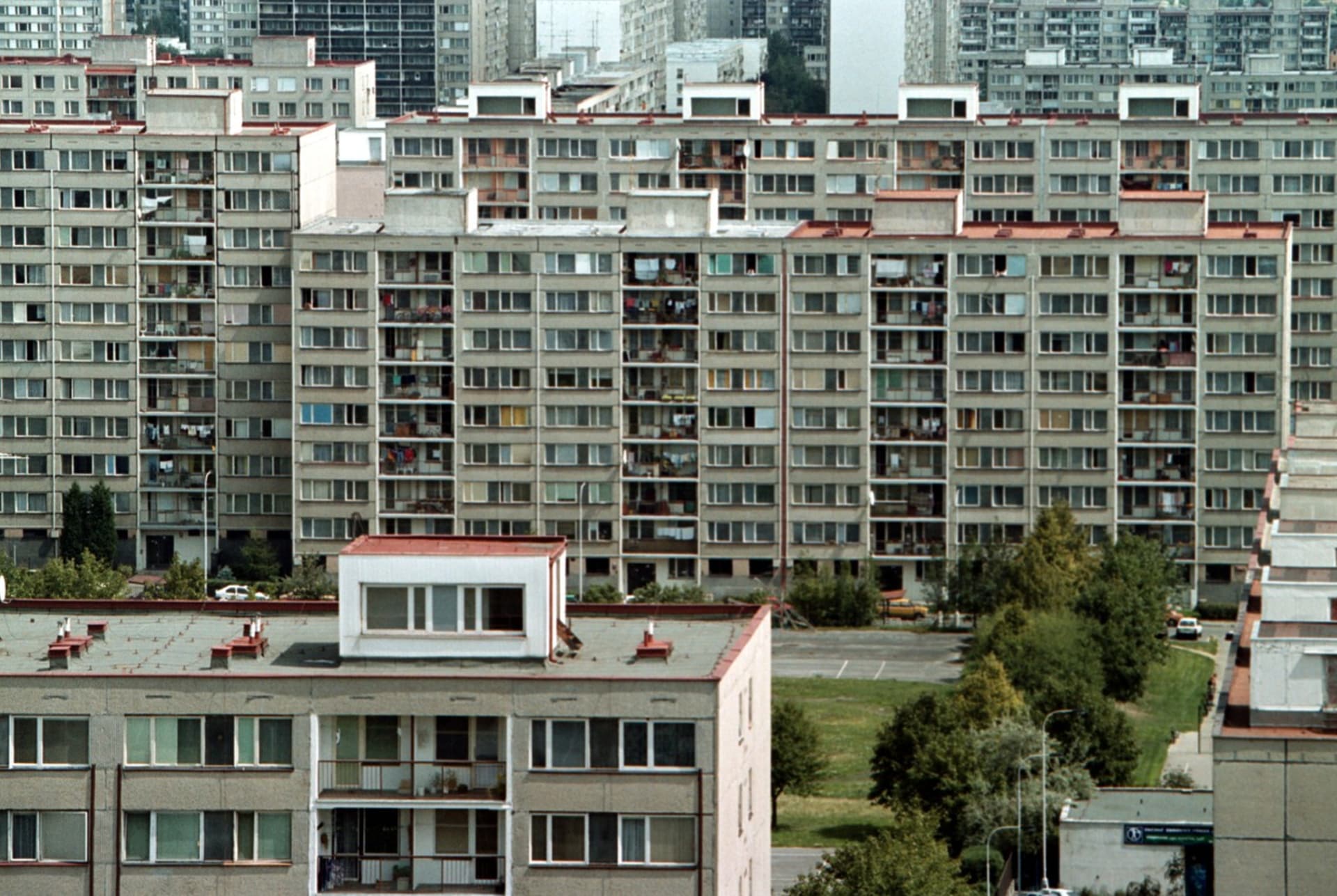 Jižní Město, snímek z roku 2000